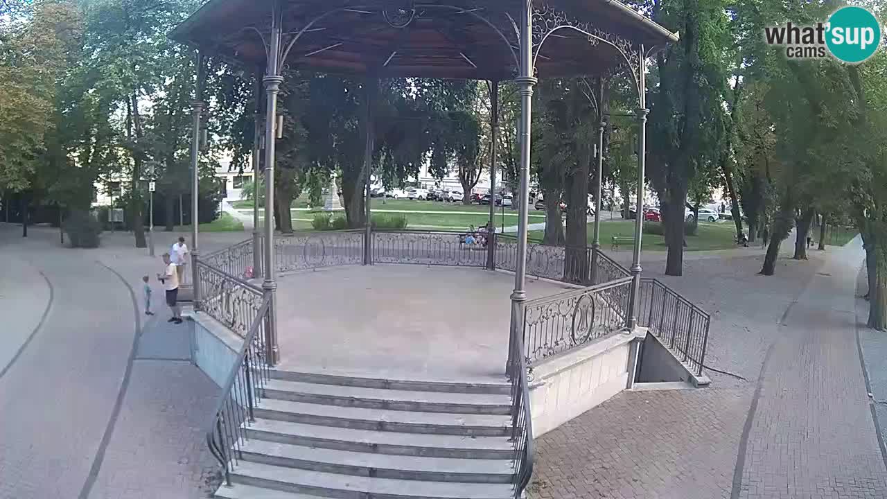 Karlovac live webcam – music pavilion