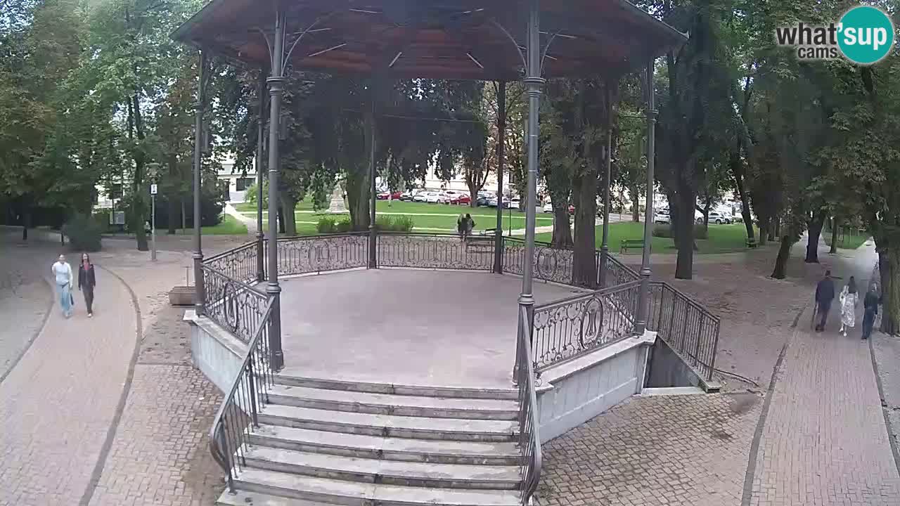 Karlovac live webcam – music pavilion