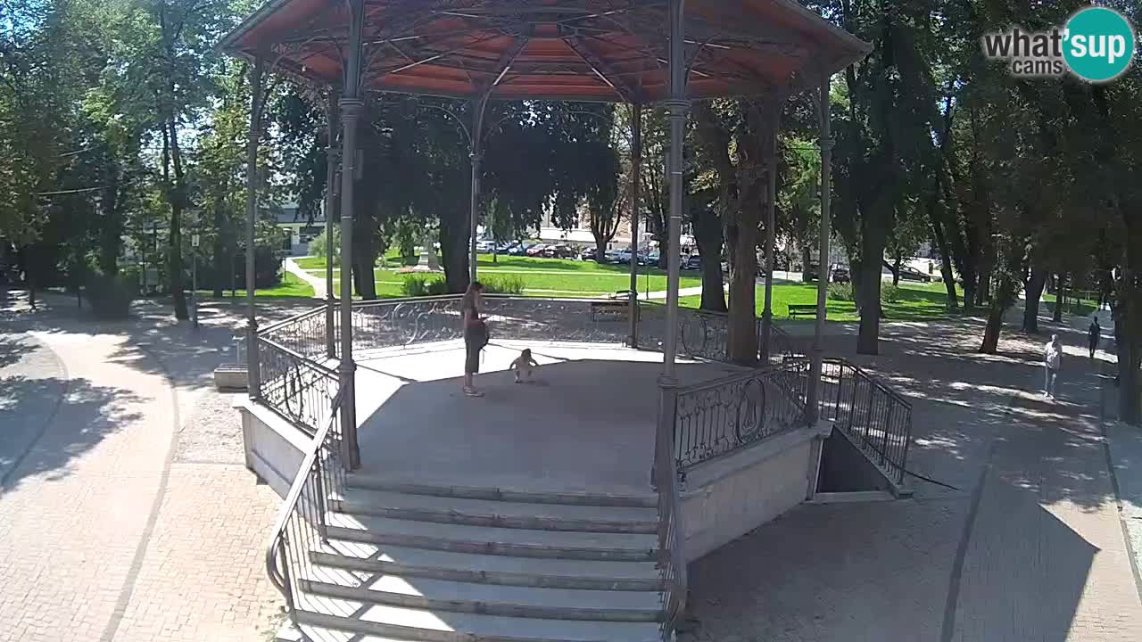 Karlovac live webcam – music pavilion