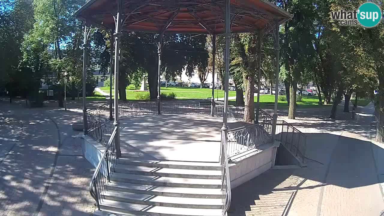Karlovac live webcam – music pavilion