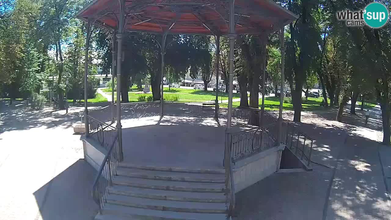 Karlovac live webcam – music pavilion