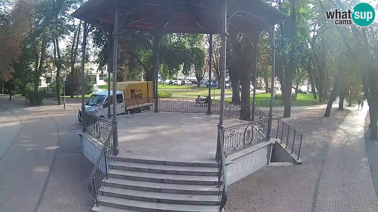 Karlovac live webcam – music pavilion