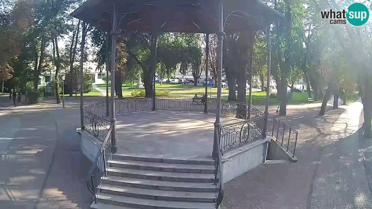 Karlovac live webcam – music pavilion