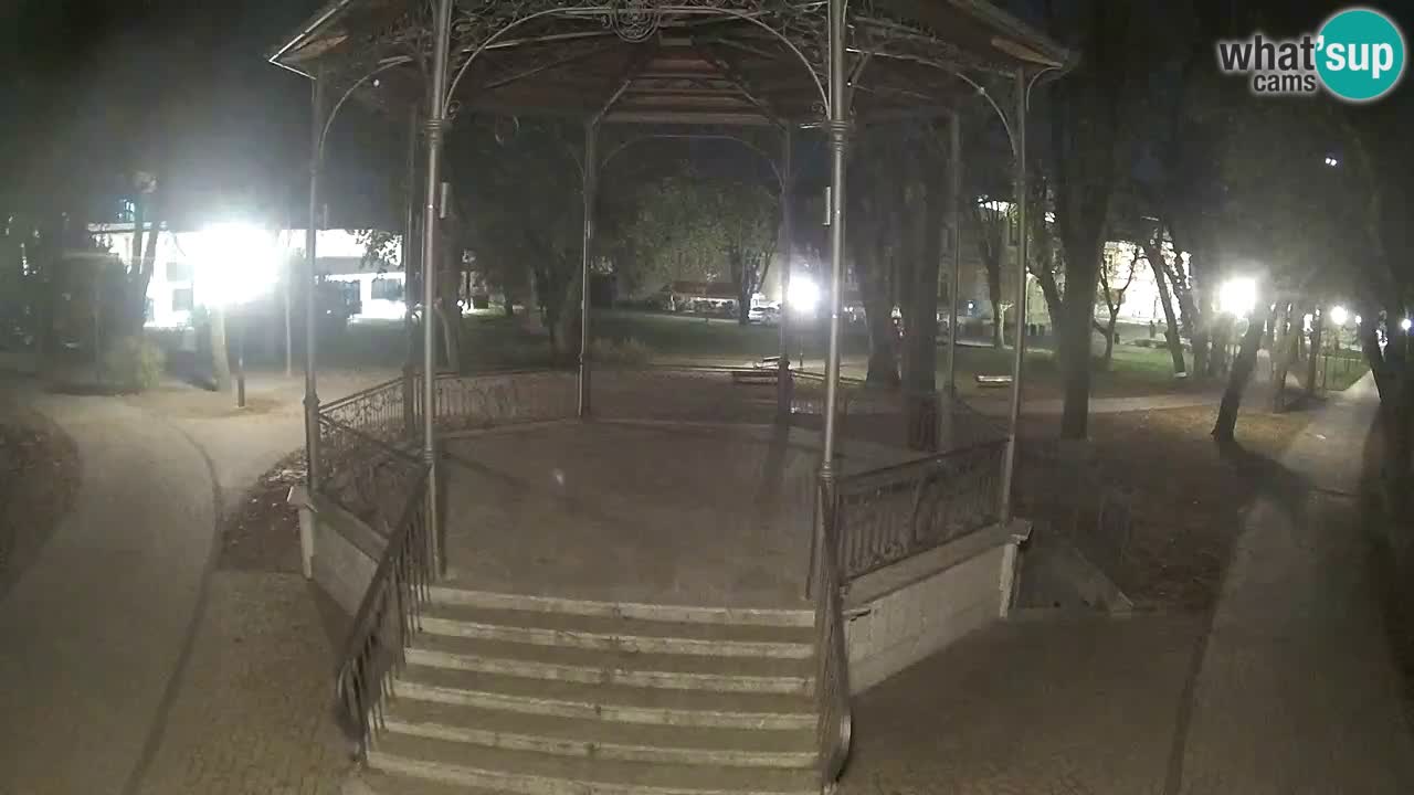 Karlovac live webcam – music pavilion