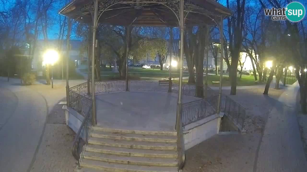 Karlovac live webcam – music pavilion