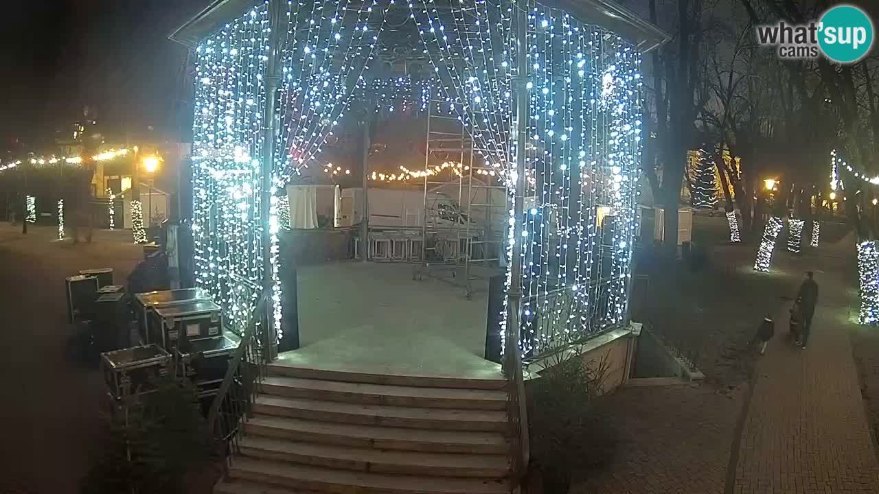 Karlovac live webcam – music pavilion