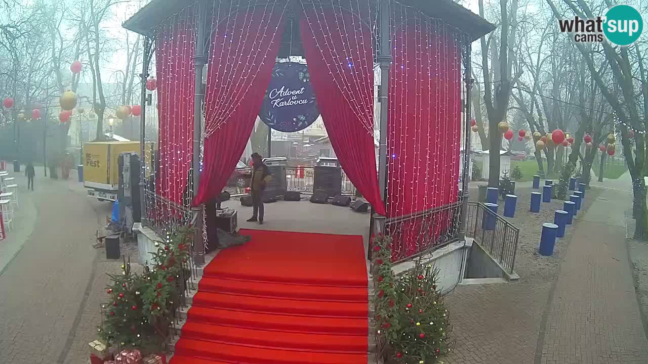 Karlovac live webcam – music pavilion