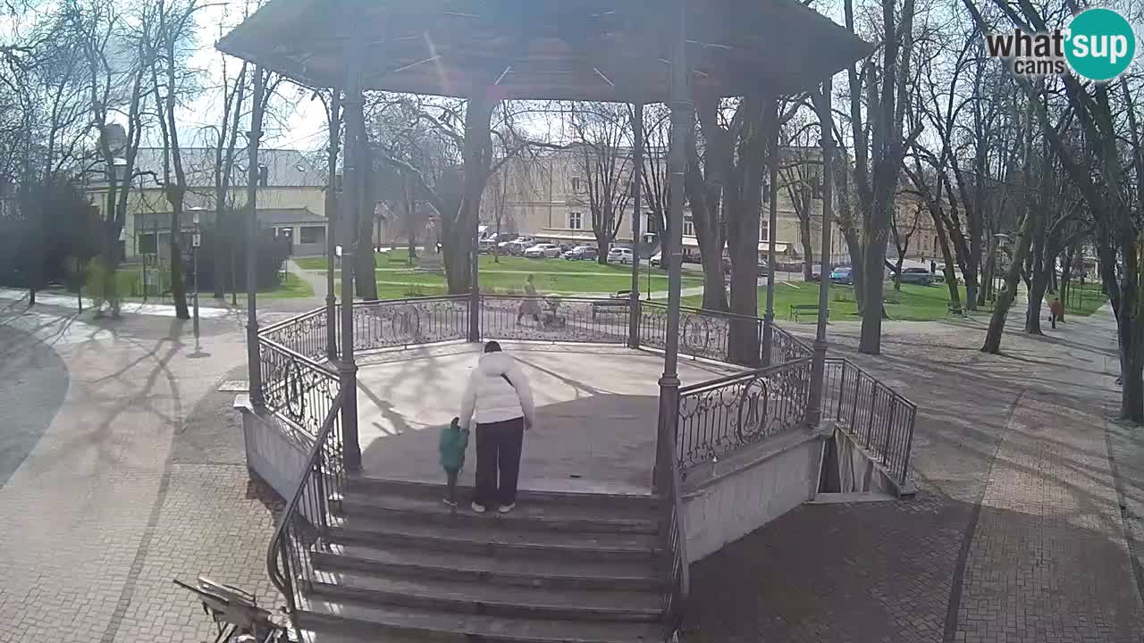 Karlovac live webcam – music pavilion