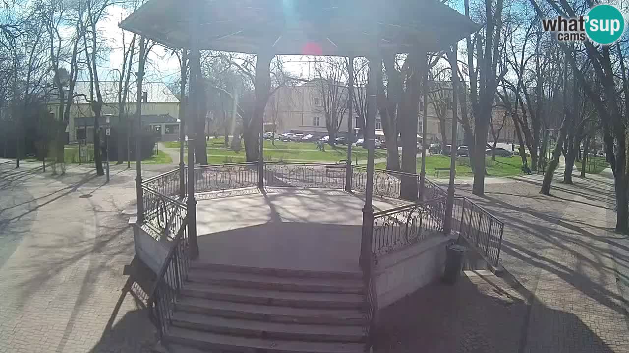Karlovac live webcam – music pavilion
