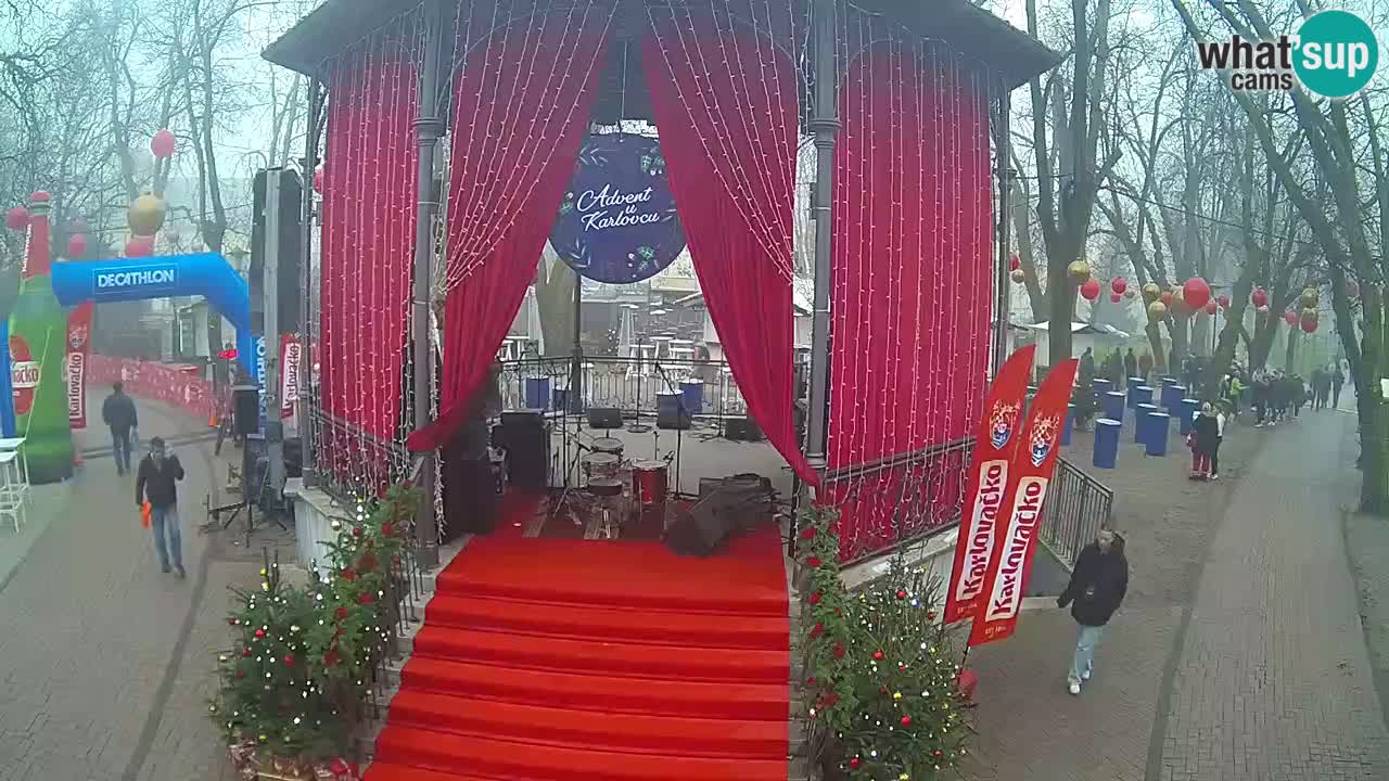 Karlovac live webcam – music pavilion