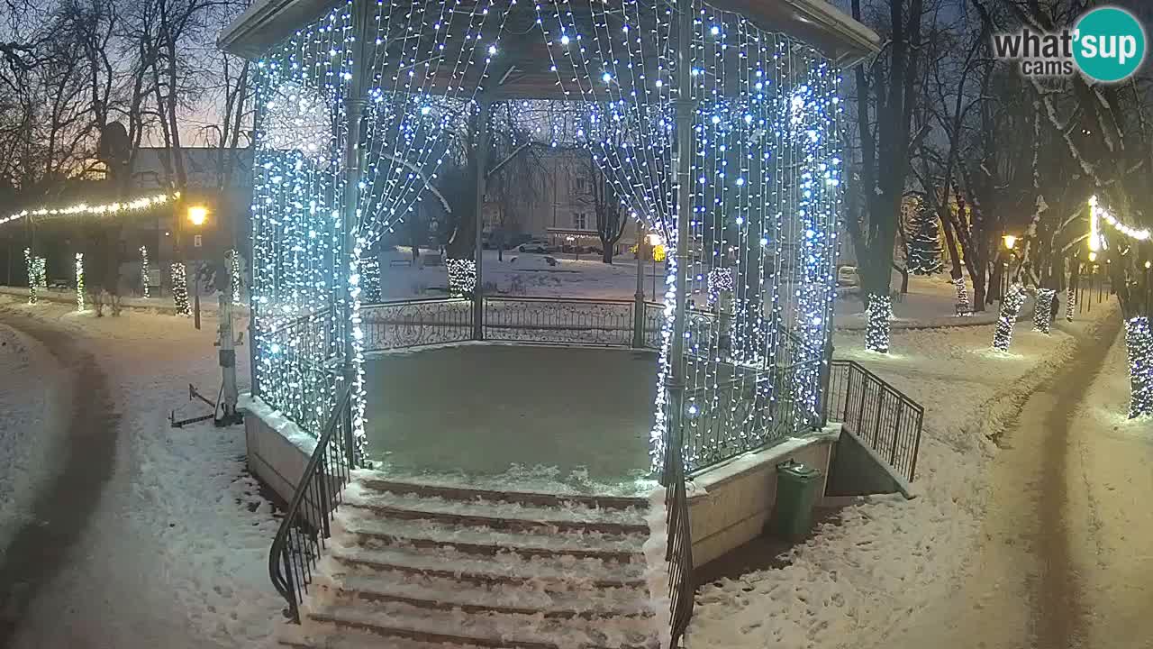 Karlovac live webcam – music pavilion