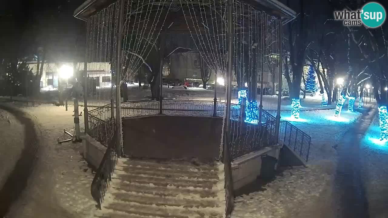 Karlovac live webcam – music pavilion