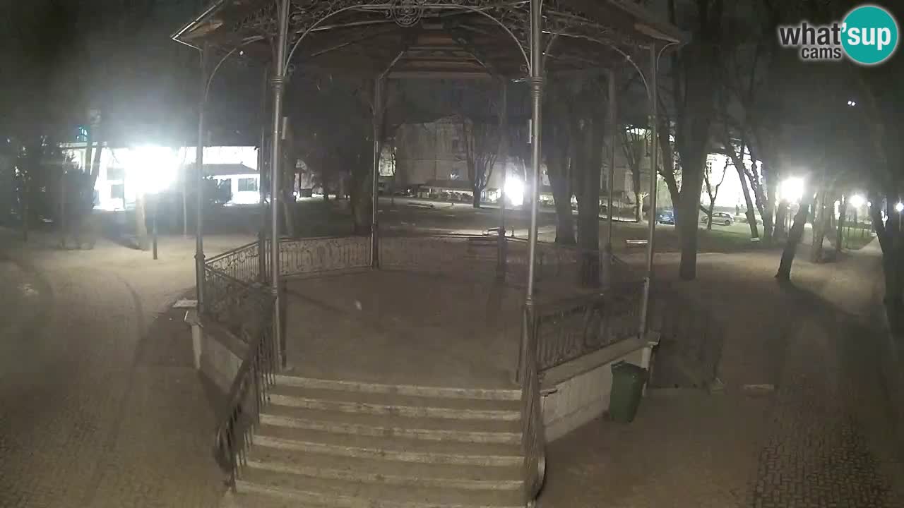 Karlovac live webcam – music pavilion
