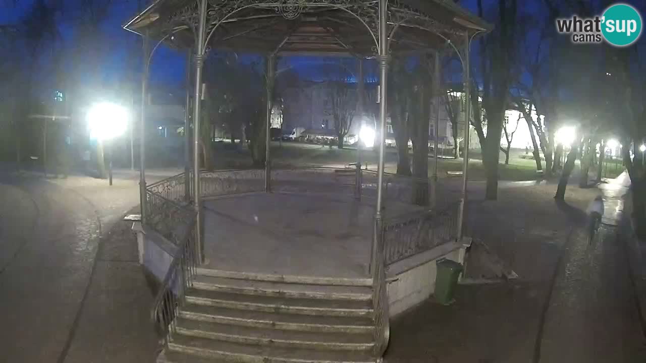 Karlovac live webcam – music pavilion