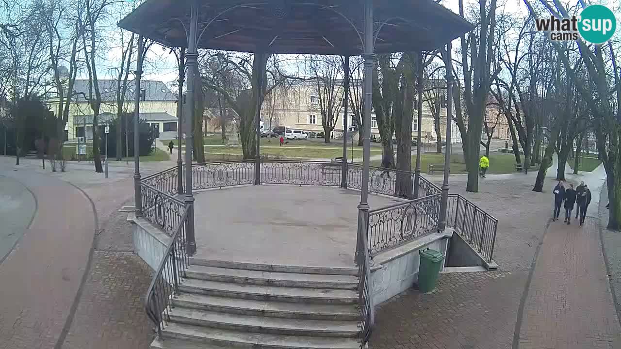 Karlovac live webcam – music pavilion