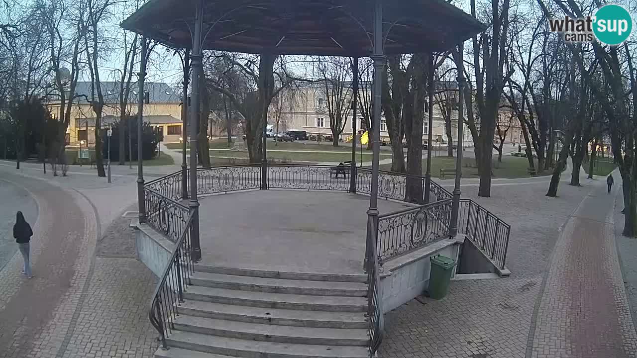 Karlovac live webcam – music pavilion