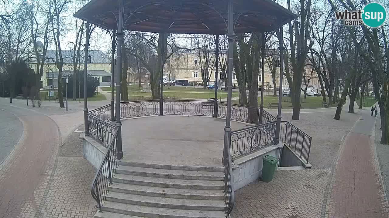 Karlovac live webcam – music pavilion