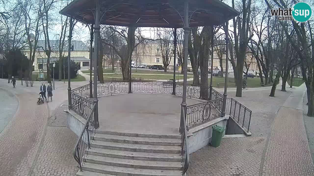 Karlovac live webcam – music pavilion