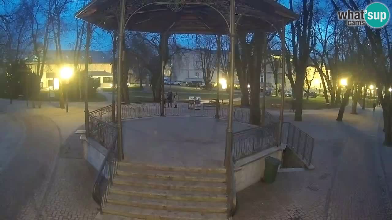 Karlovac live webcam – music pavilion