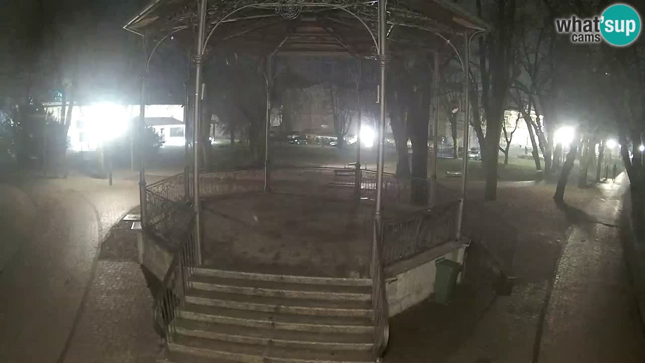 Karlovac live webcam – music pavilion