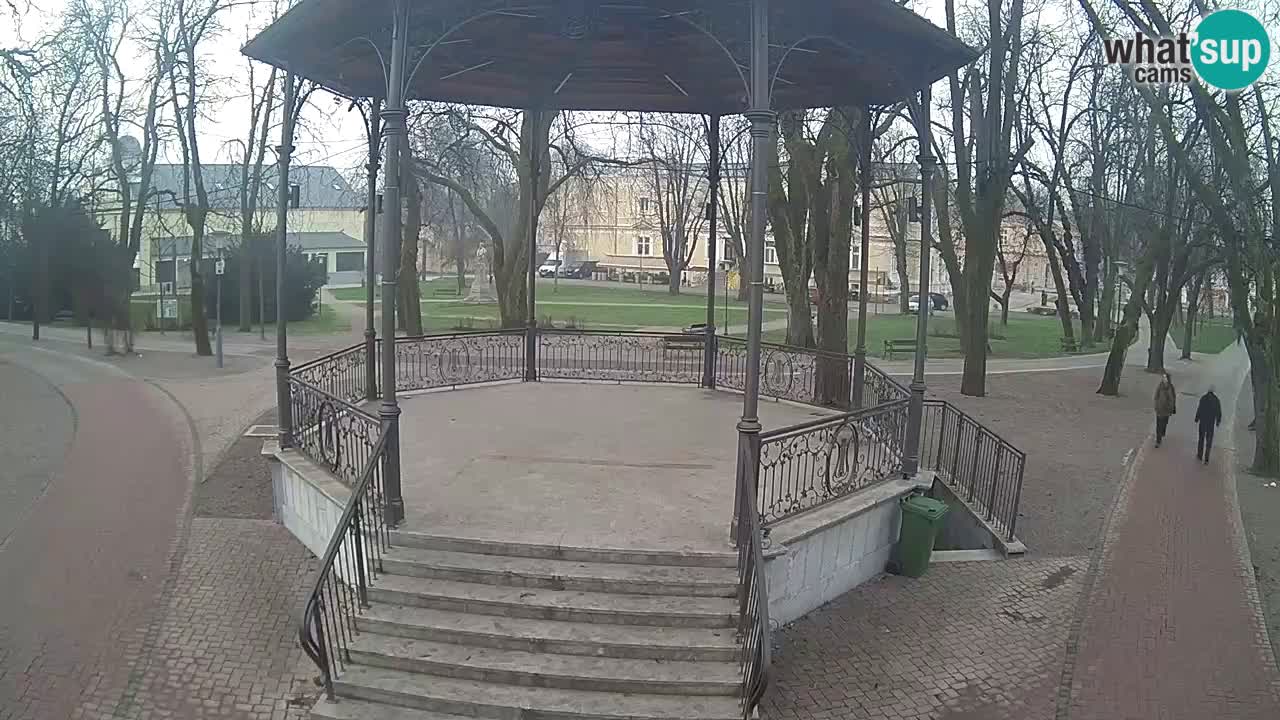 Karlovac live webcam – music pavilion