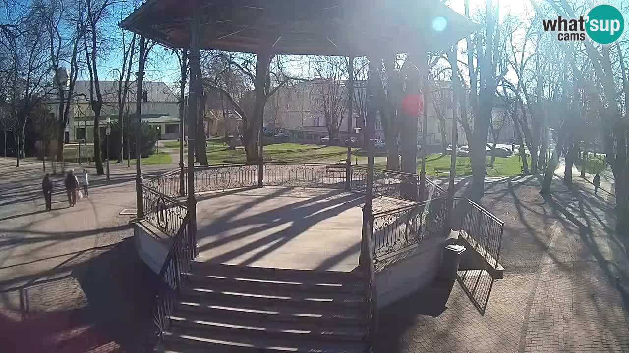 Karlovac live webcam – music pavilion