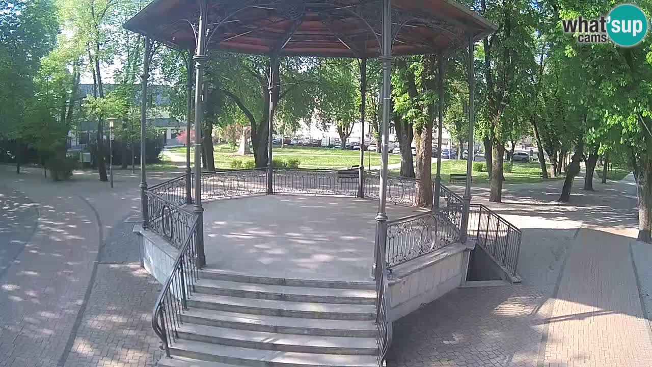 Karlovac live webcam – music pavilion