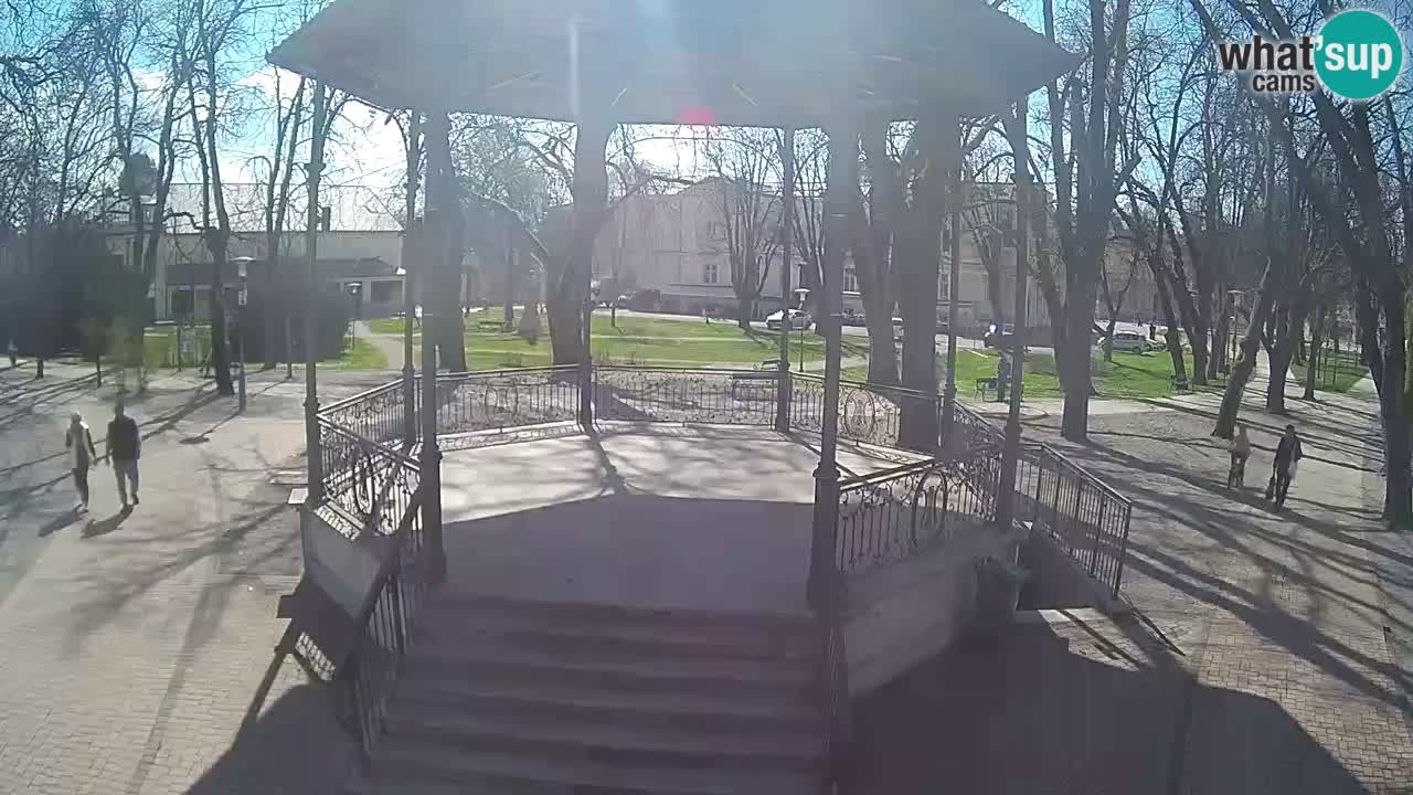 Karlovac live webcam – music pavilion