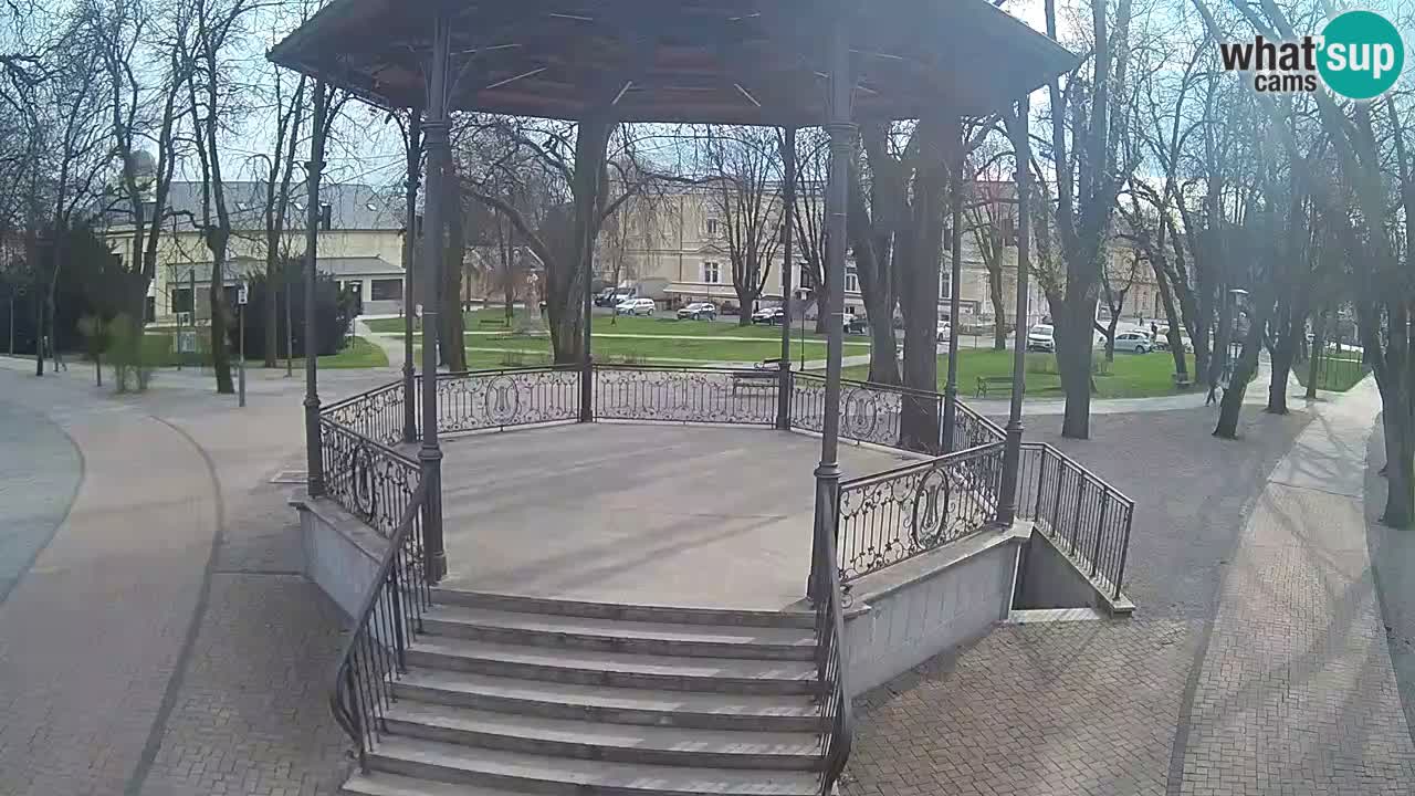 Karlovac live webcam – music pavilion
