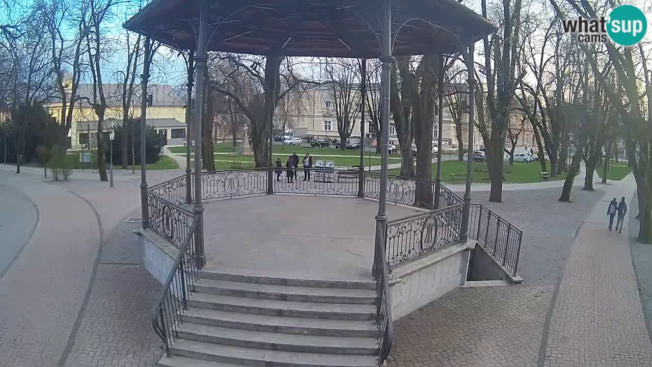 Karlovac live webcam – music pavilion