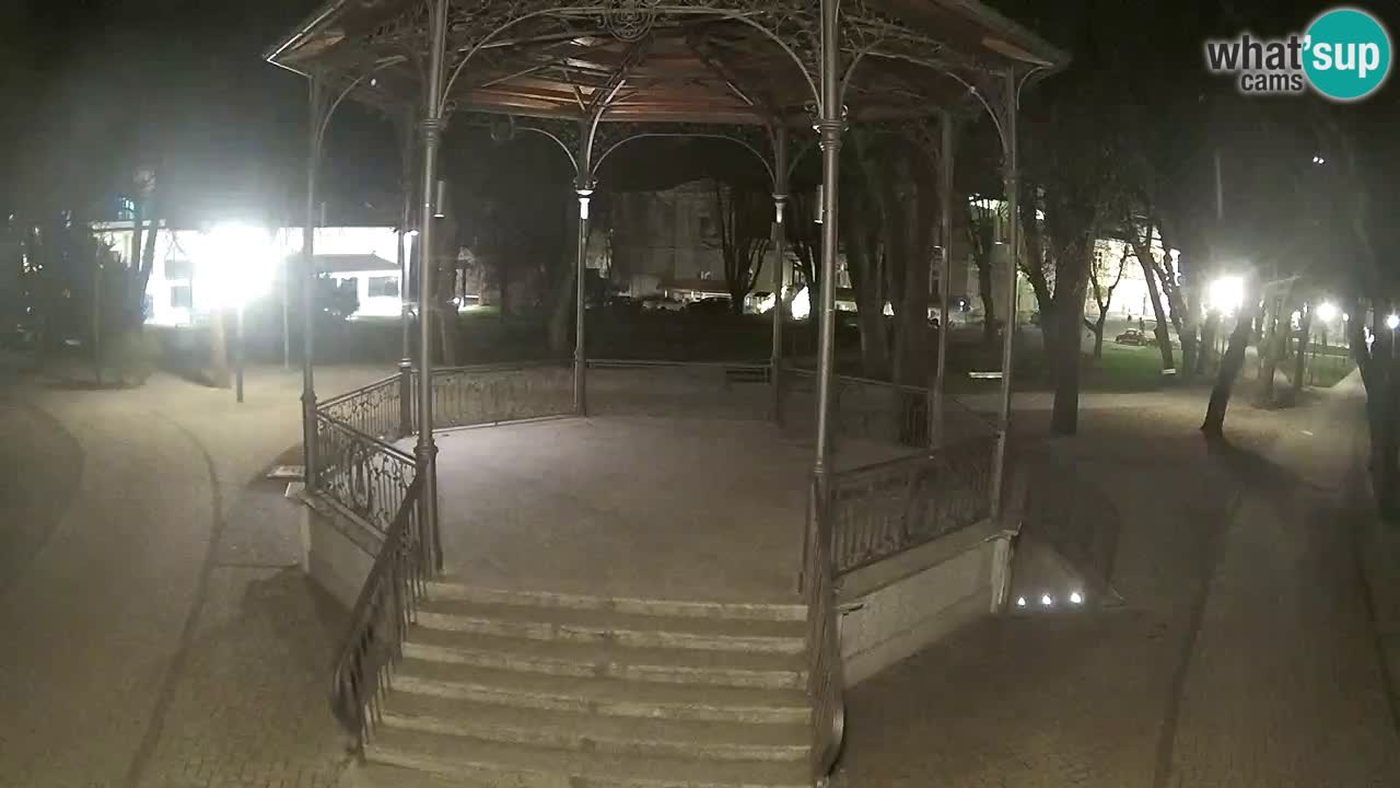 Karlovac live webcam – music pavilion