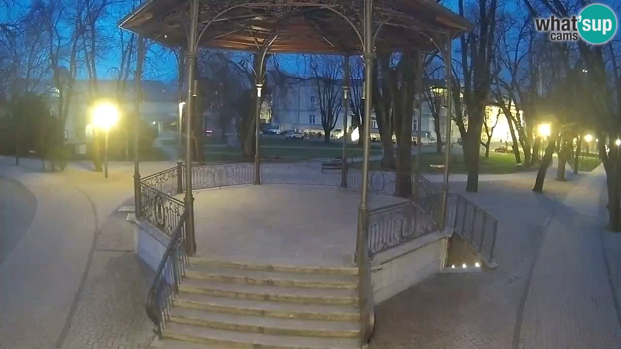 Karlovac live webcam – music pavilion