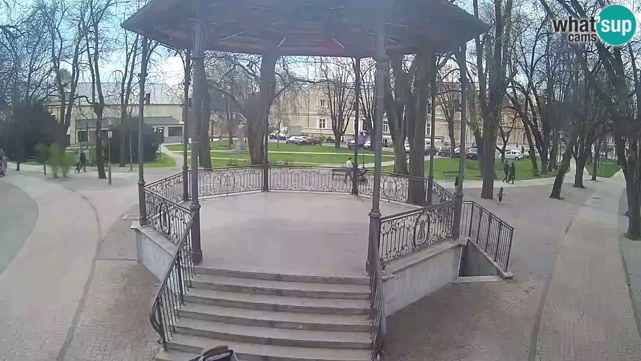 Karlovac live webcam – music pavilion