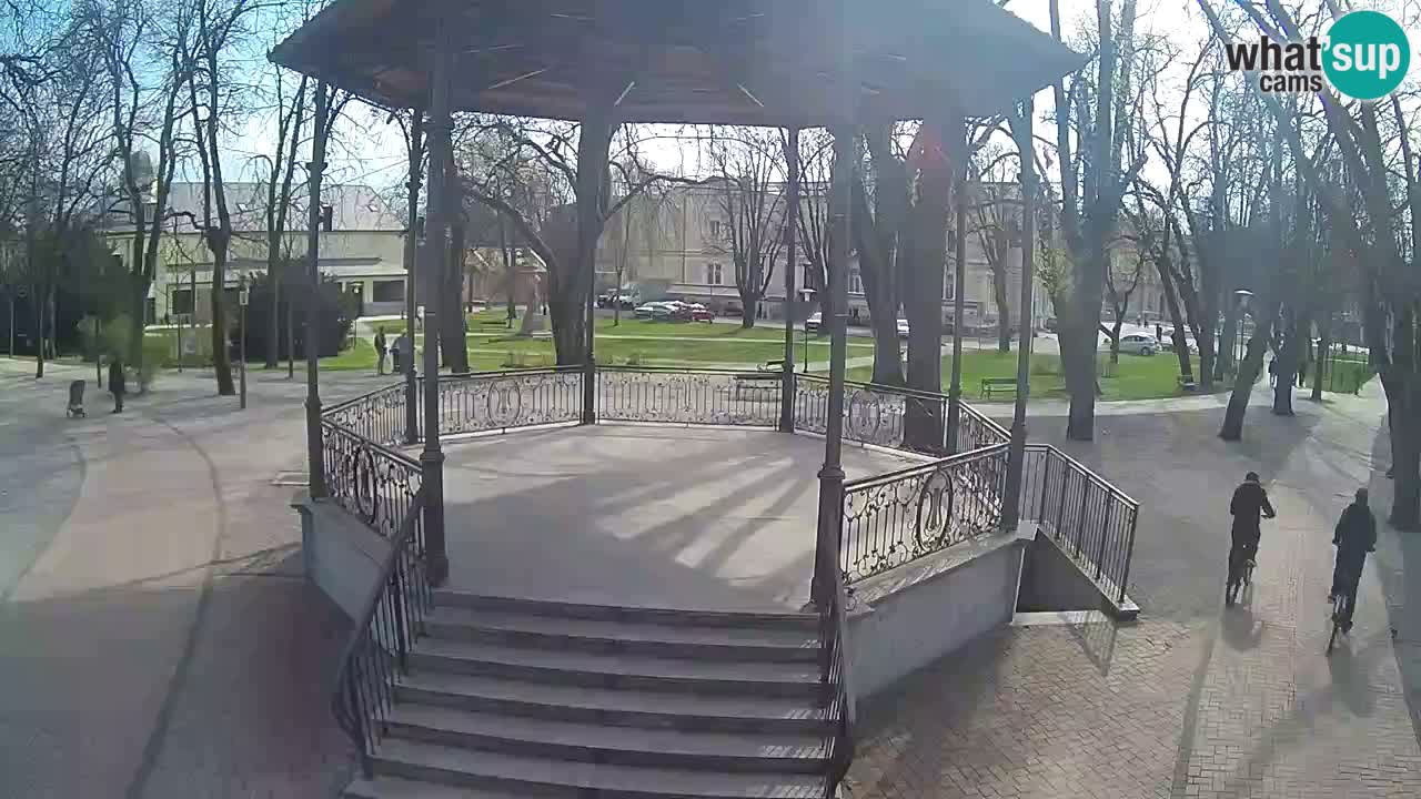 Karlovac live webcam – music pavilion