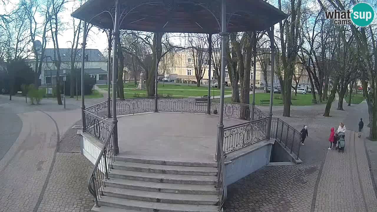 Karlovac live webcam – music pavilion