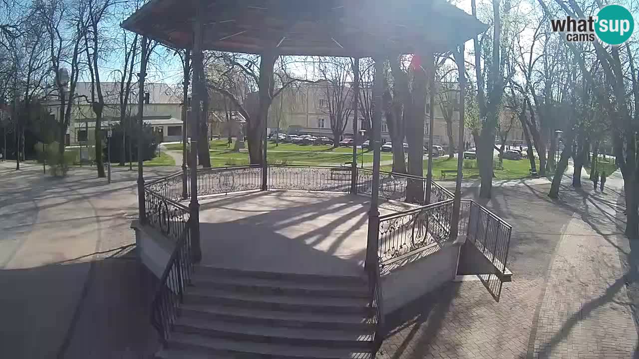 Karlovac live webcam – music pavilion