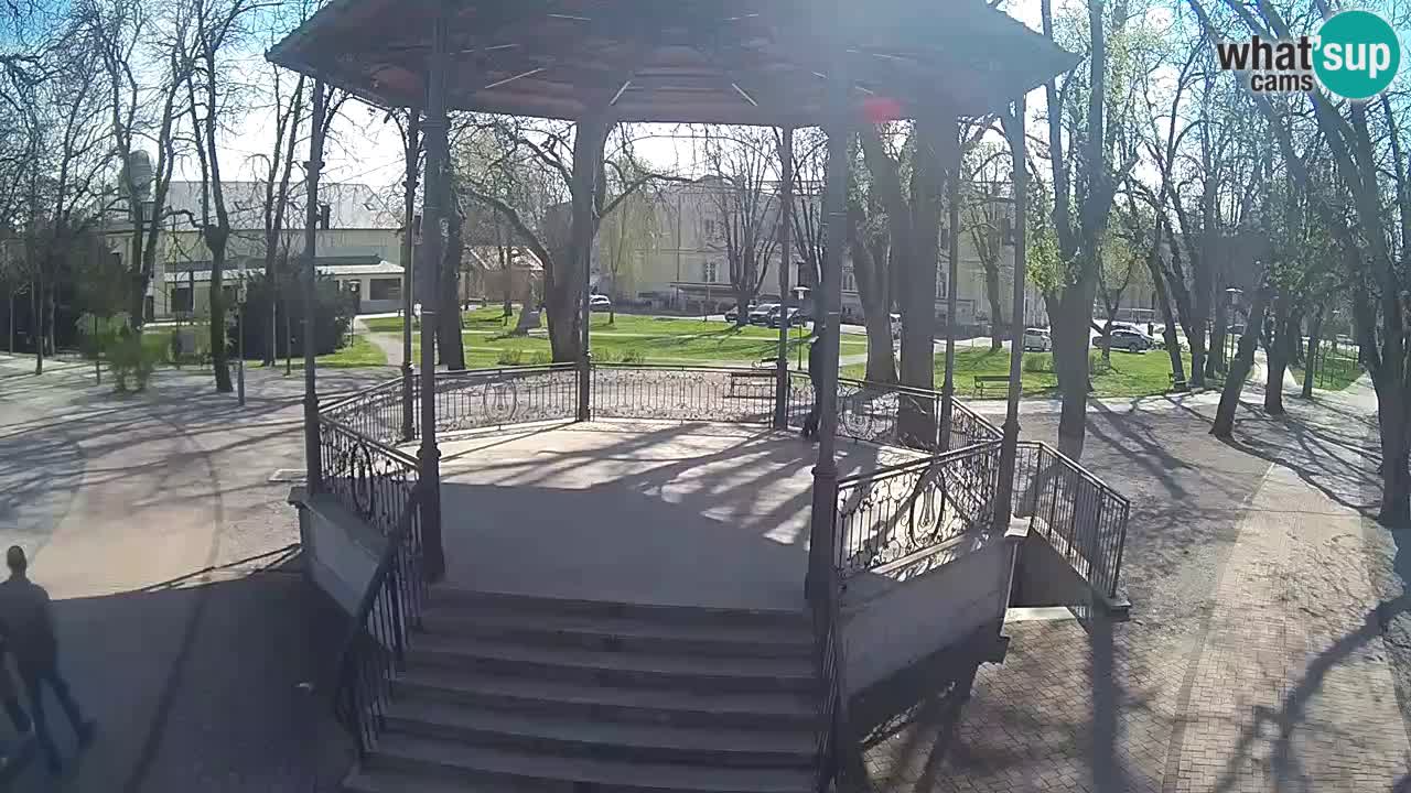 Karlovac live webcam – music pavilion