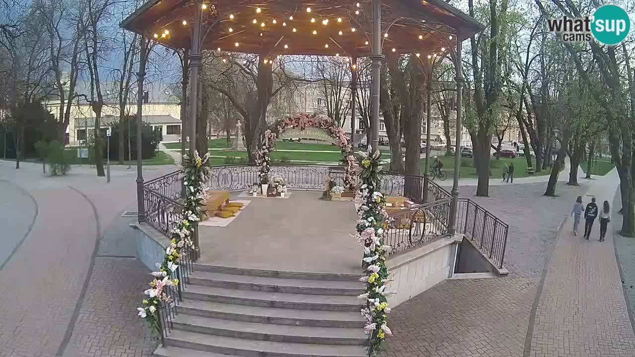 Karlovac live webcam – music pavilion