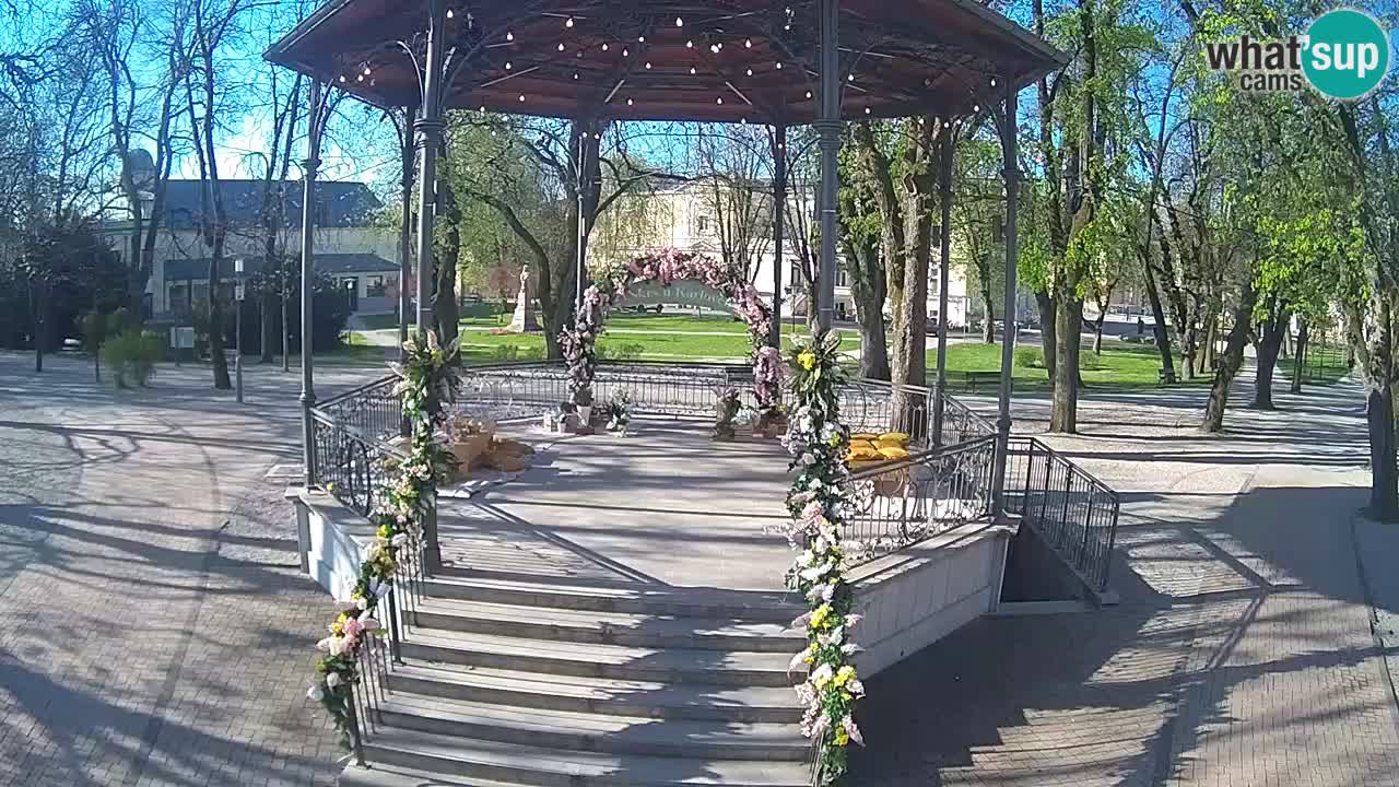 Karlovac live webcam – music pavilion