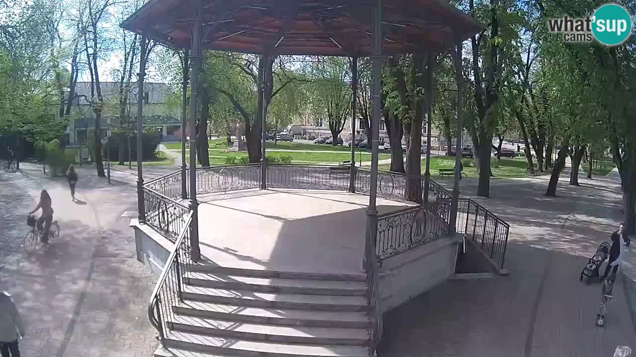 Karlovac live webcam – music pavilion