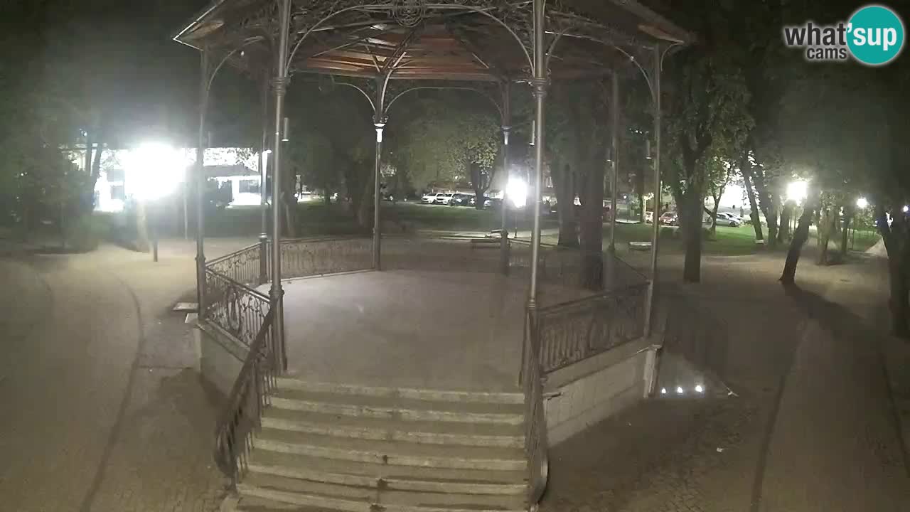 Karlovac live webcam – music pavilion