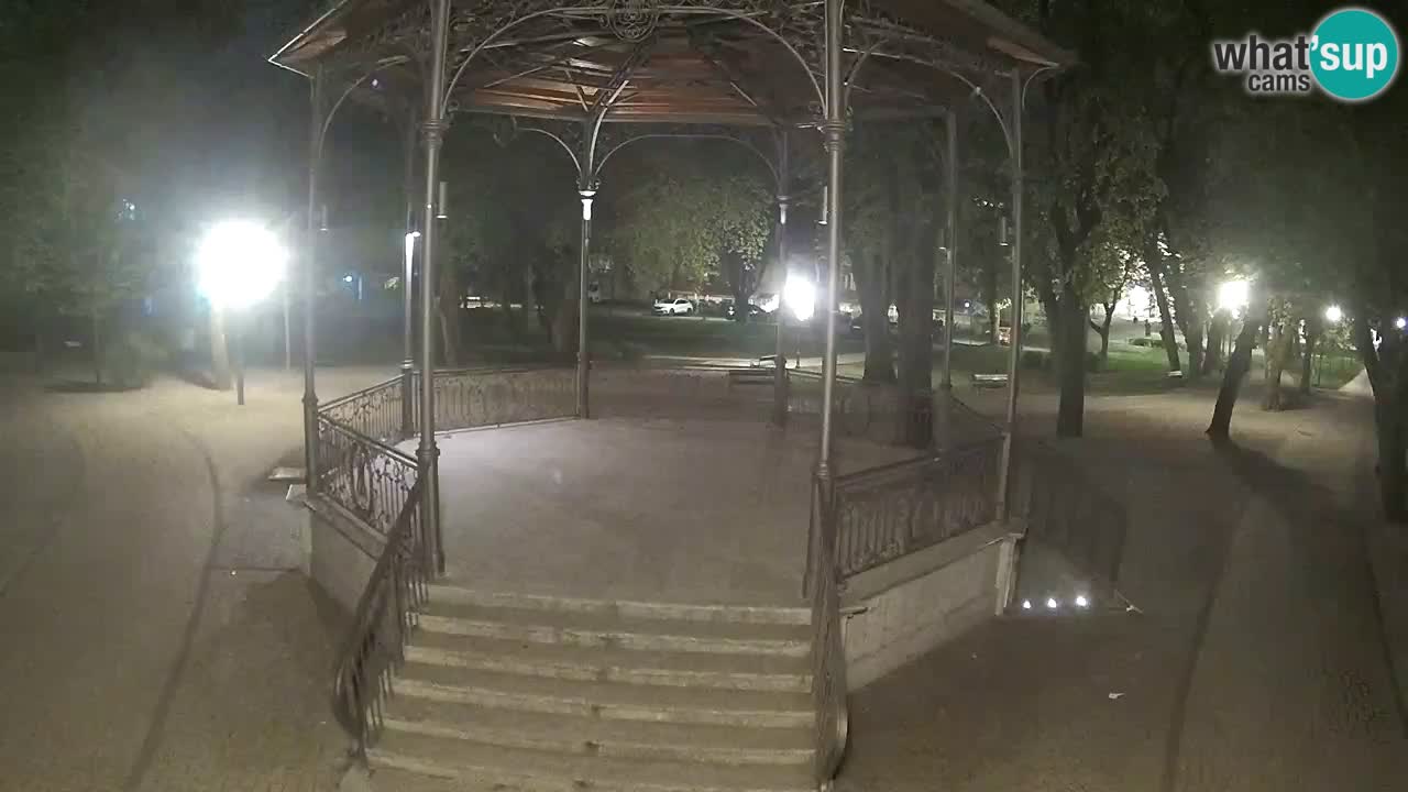 Karlovac live webcam – music pavilion