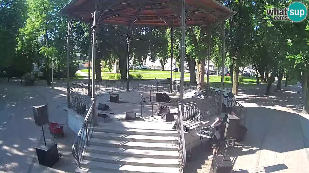 Karlovac live webcam – music pavilion