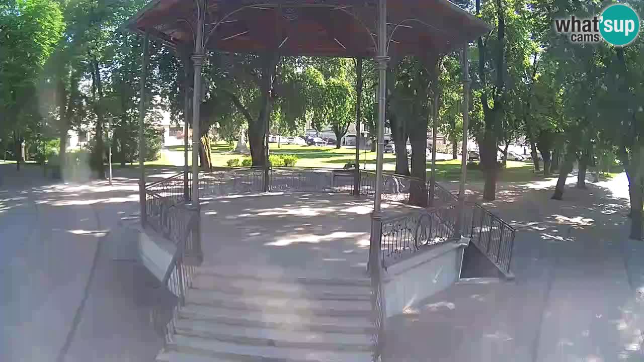Karlovac live webcam – music pavilion