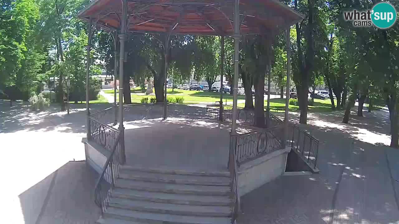Karlovac live webcam – music pavilion