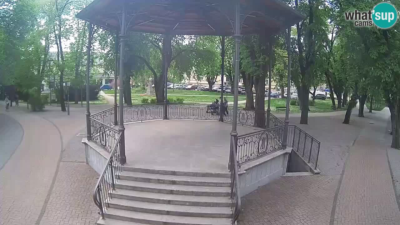 Karlovac live webcam – music pavilion
