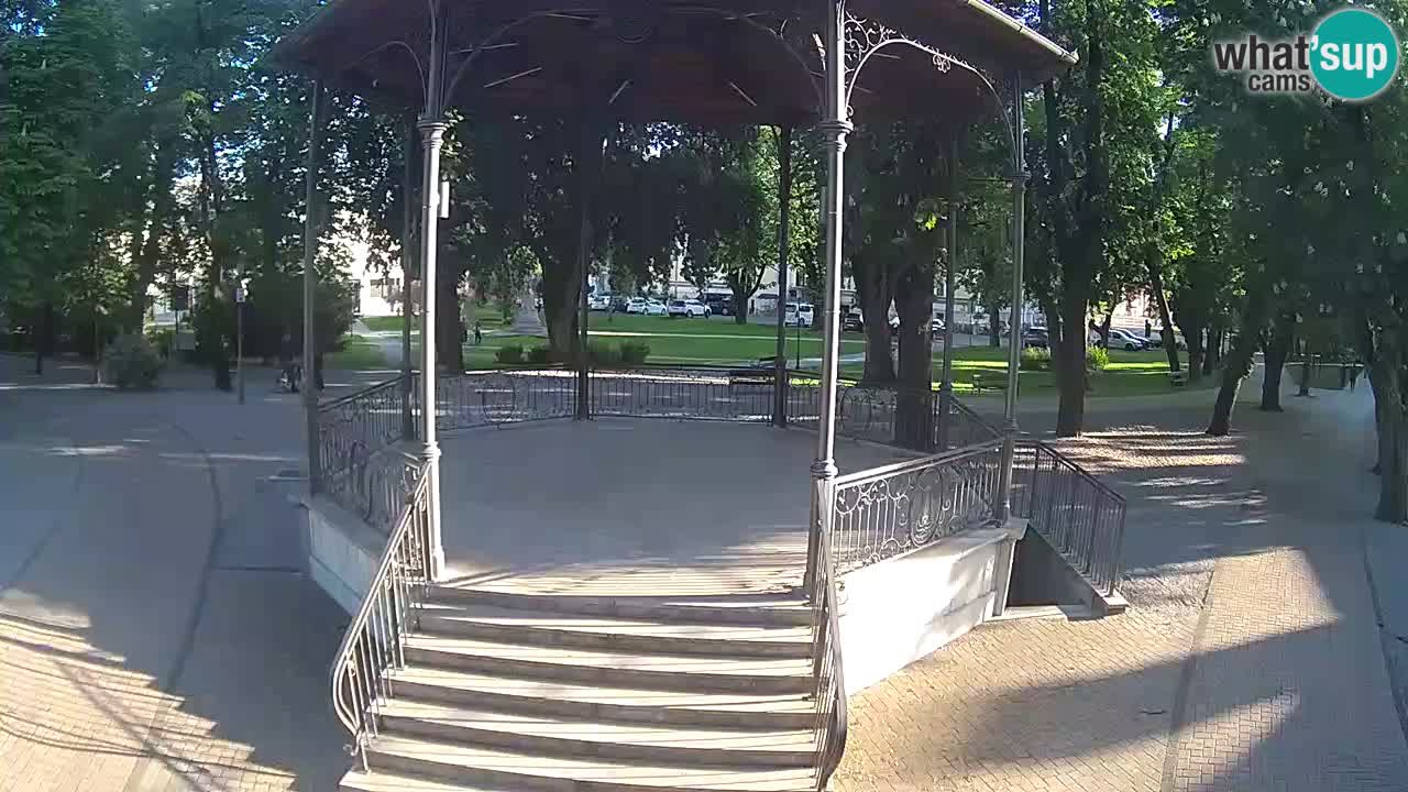Karlovac live webcam – music pavilion