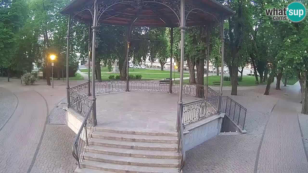 Karlovac live webcam – music pavilion