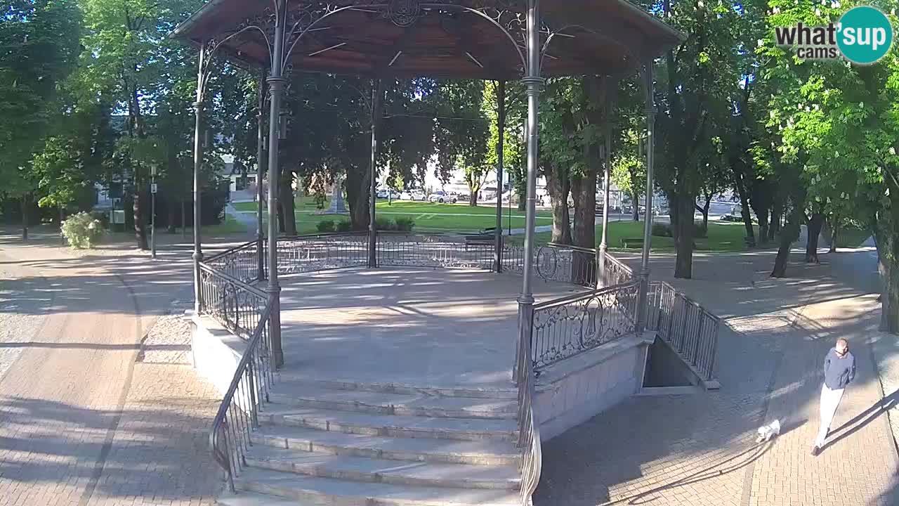 Karlovac live webcam – music pavilion