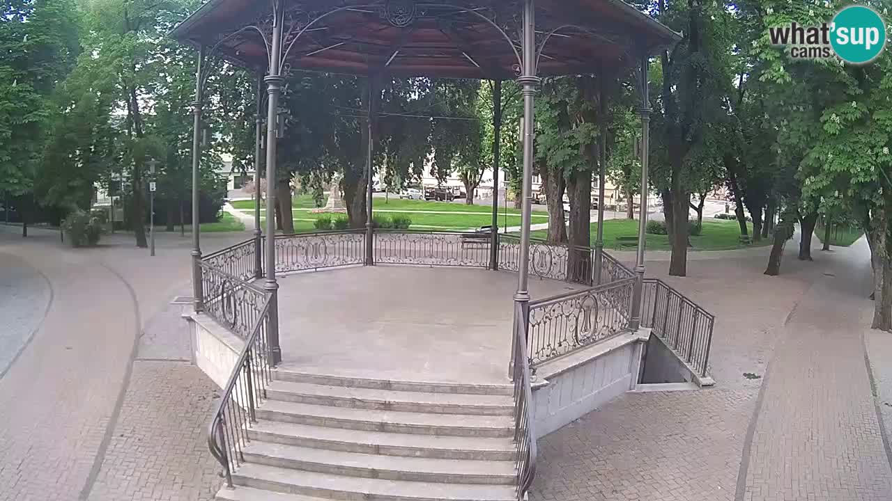 Karlovac live webcam – music pavilion
